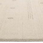Simi, Handmade Area Rug - Ivory Solo Rugs