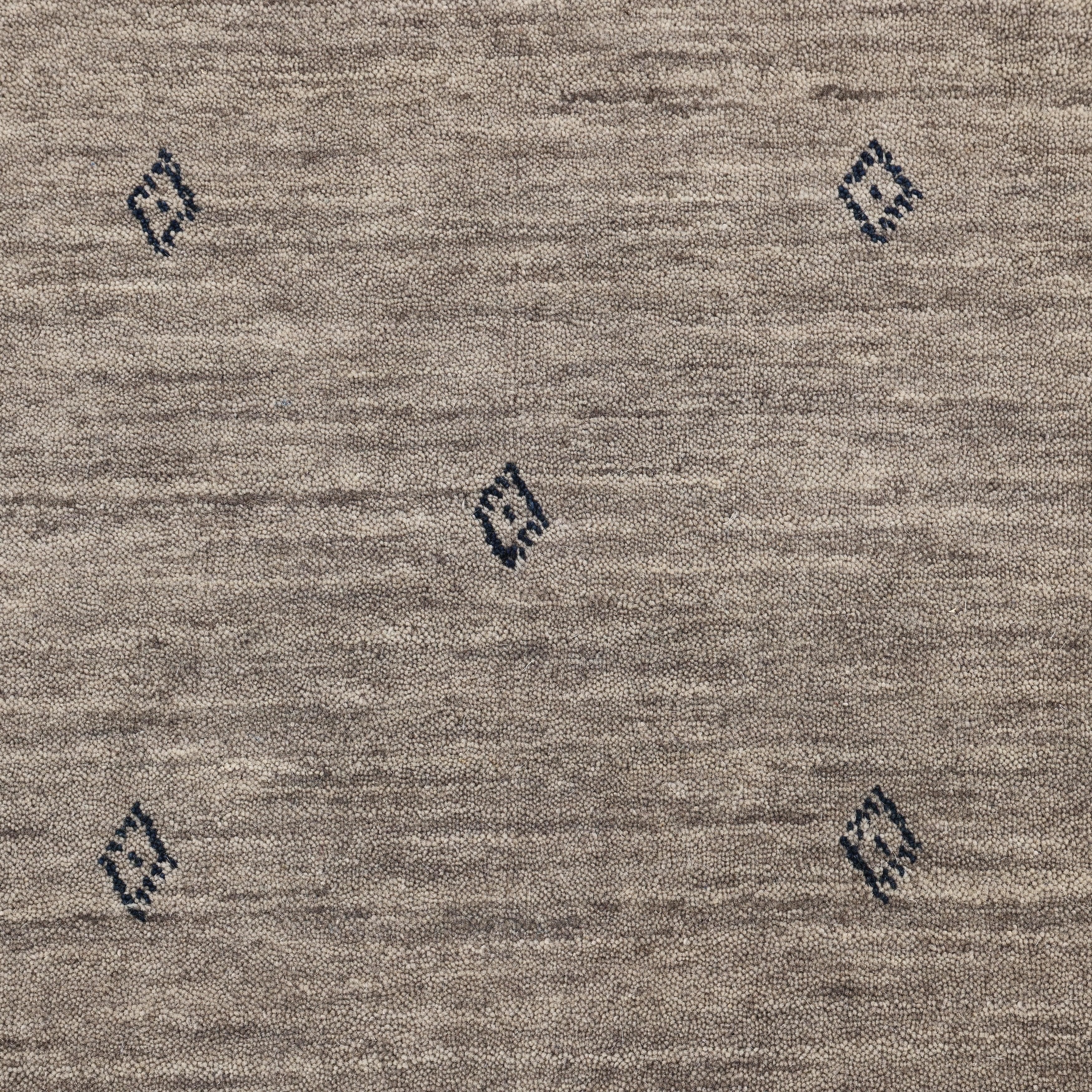 Simi, Handmade Area Rug - Brown Solo Rugs