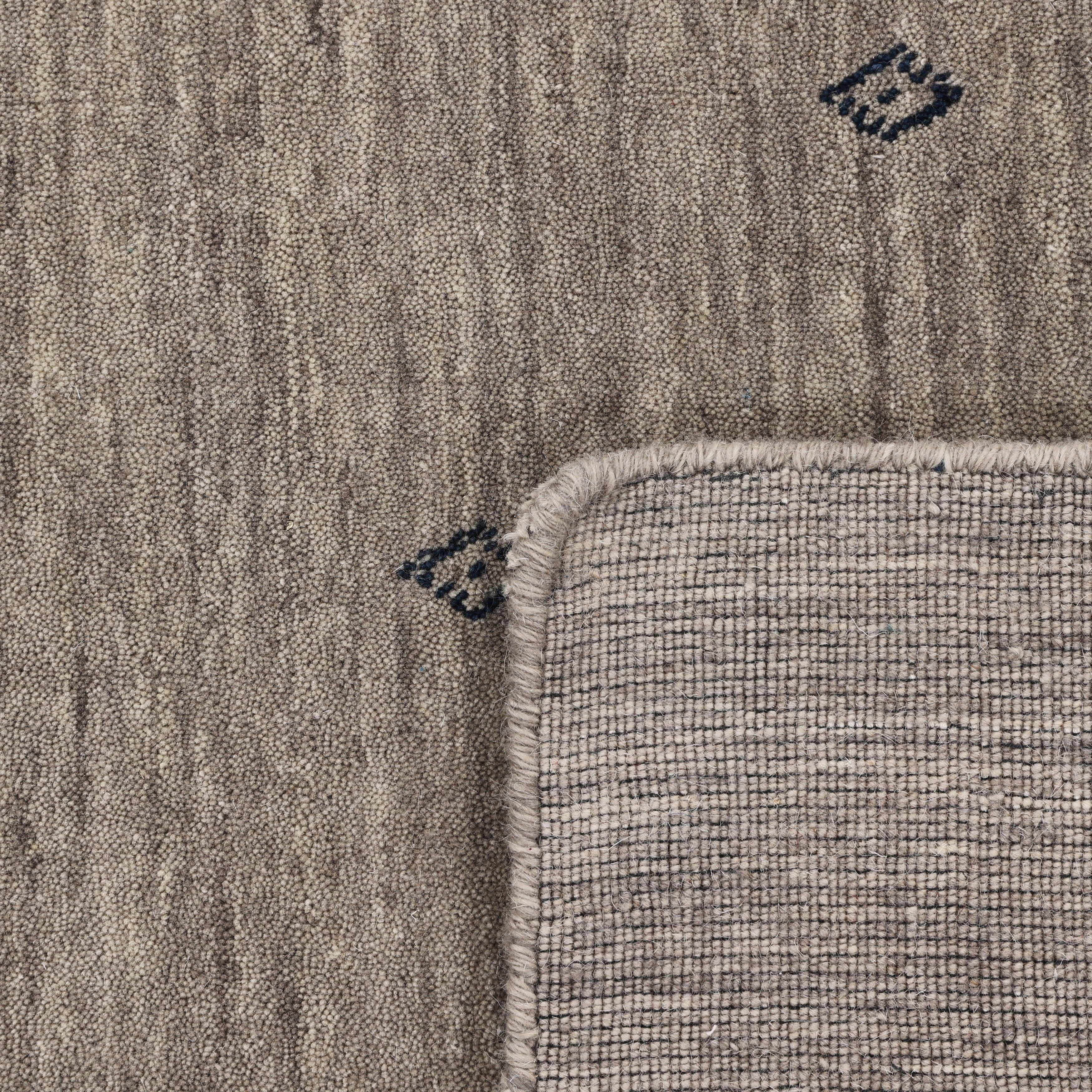 Simi, Handmade Area Rug - Brown Solo Rugs