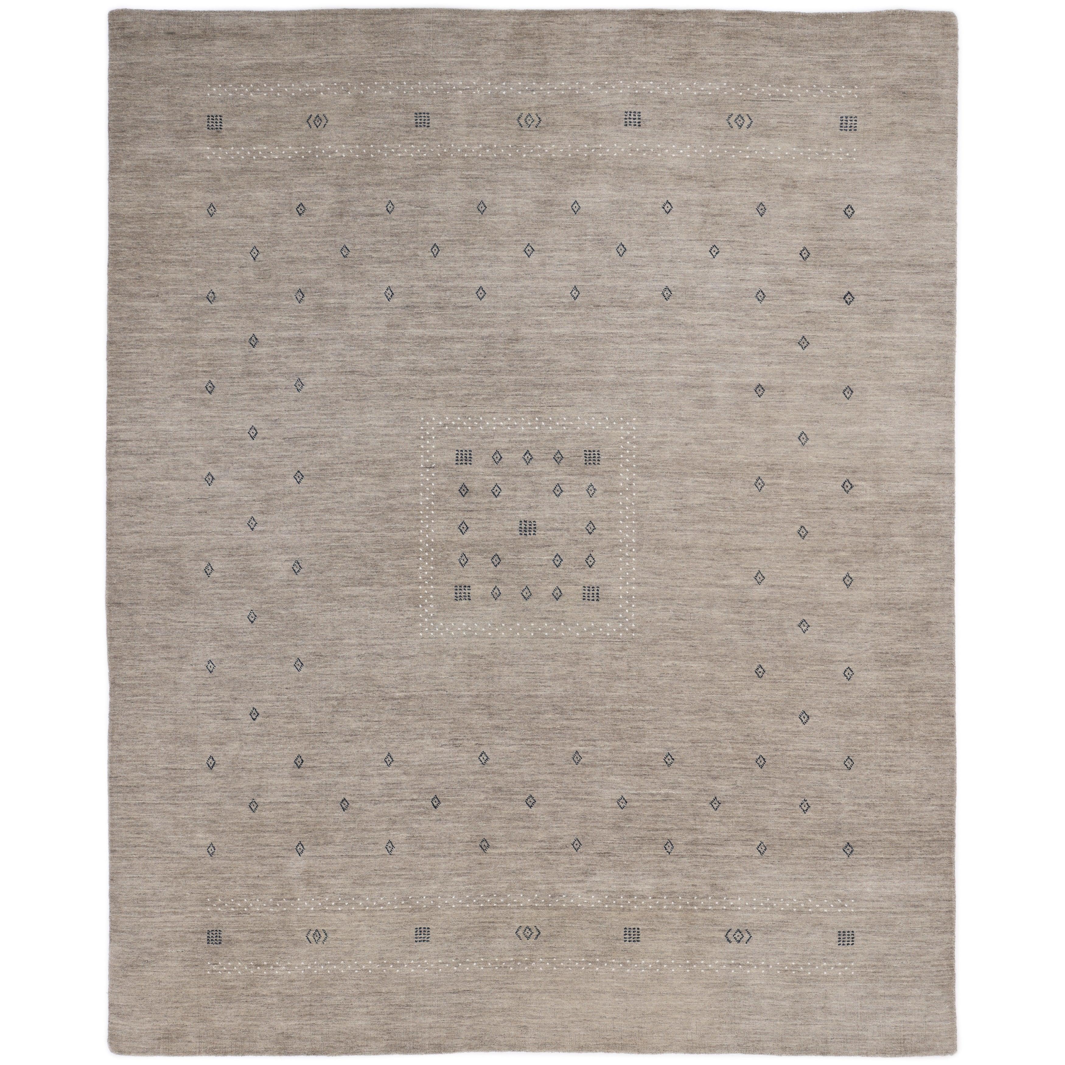Simi, Handmade Area Rug - Brown Solo Rugs