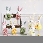 Easter Ornament - Floral Ceramic Mini