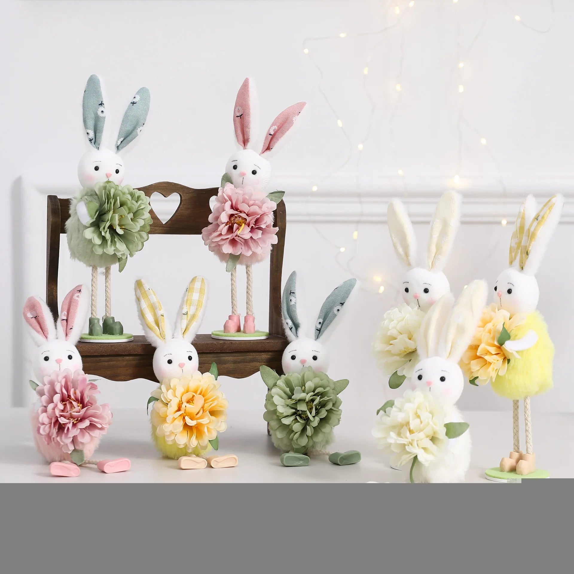 Easter Ornament - Floral Ceramic Mini