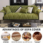 Green Couch Cover – Durable, Machine-Washable Slipcover for 2/3/4 Seater Sofas topspet