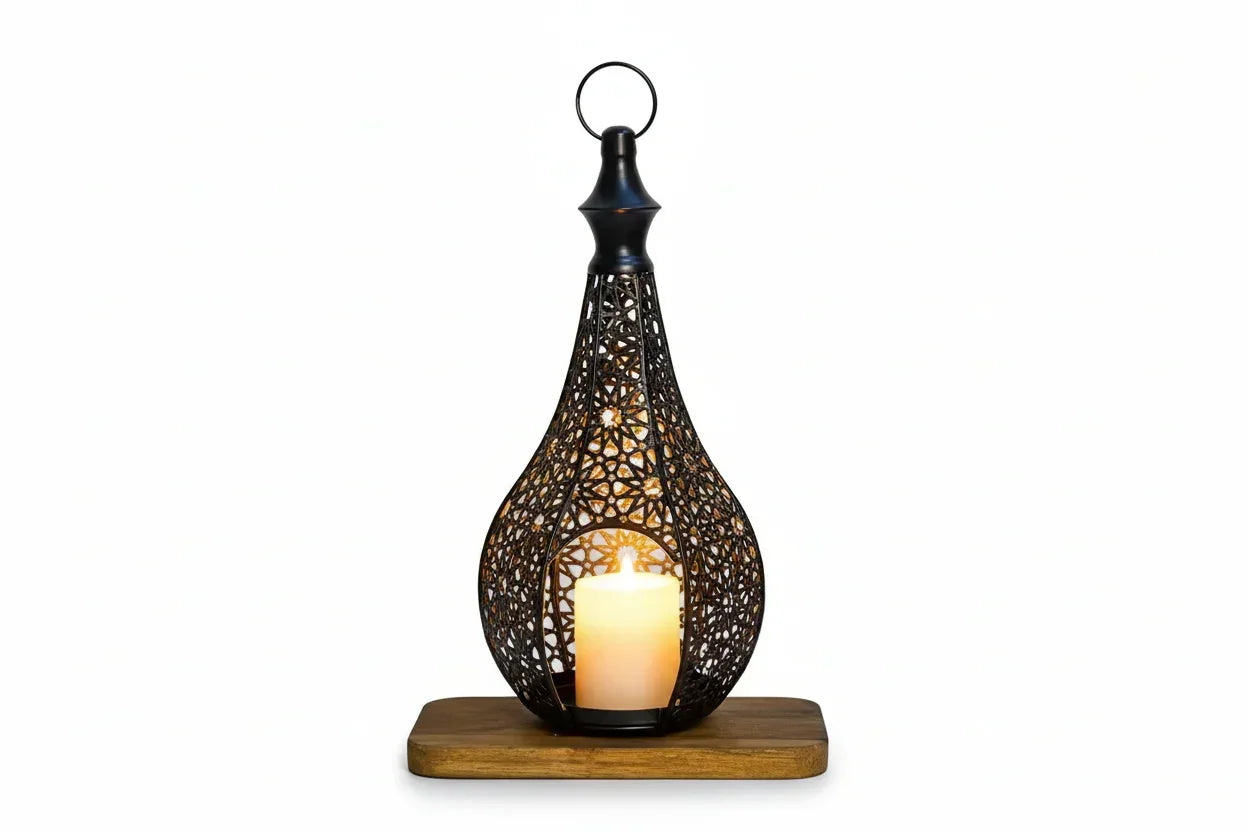 Lantern - Metal Morocco Candle Holder