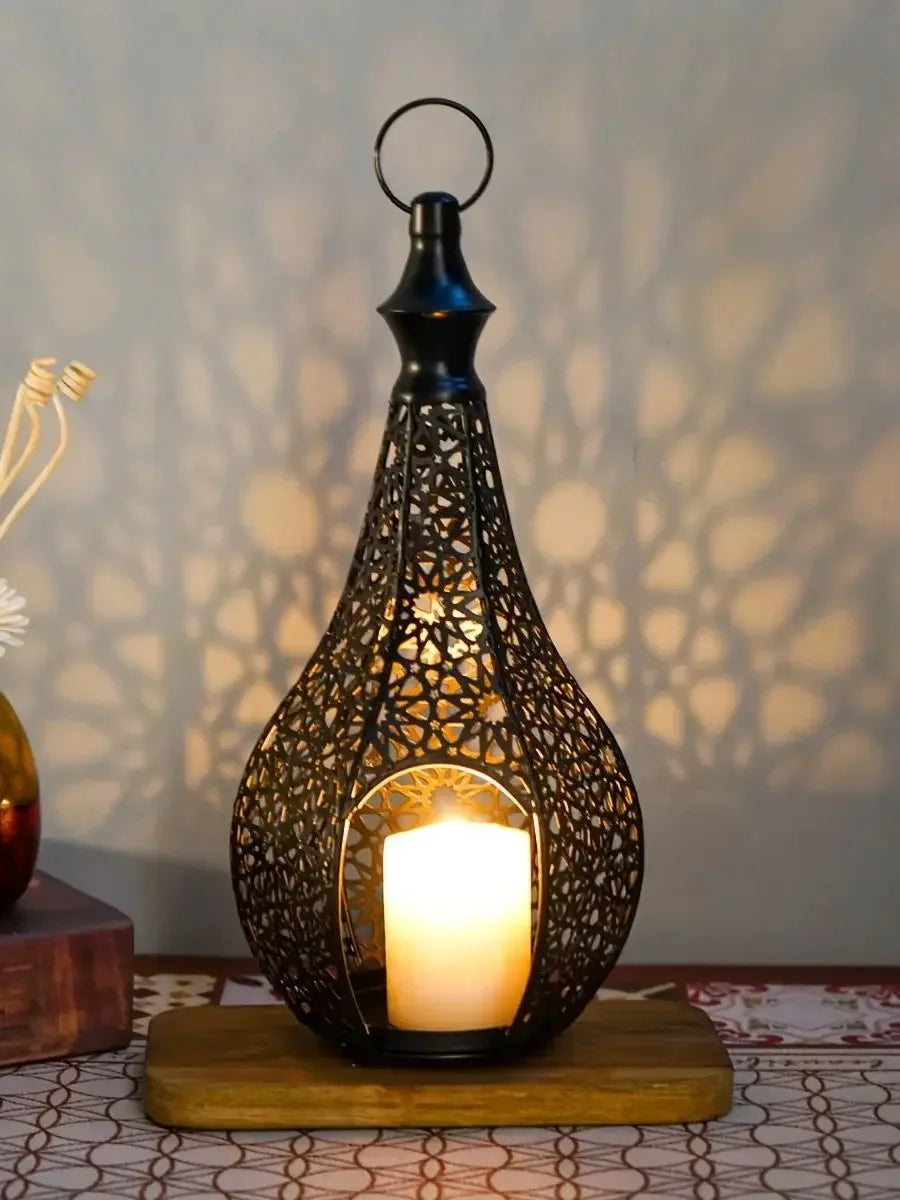 Lantern - Metal Morocco Candle Holder