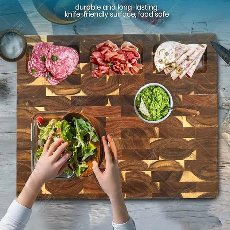Cutting Board - Double-sided Wooden Acacia Large