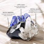 Eternal Blooms, Premium Coconut-Soy Wax Tea Light Crystal Candle, 1oz Innergy