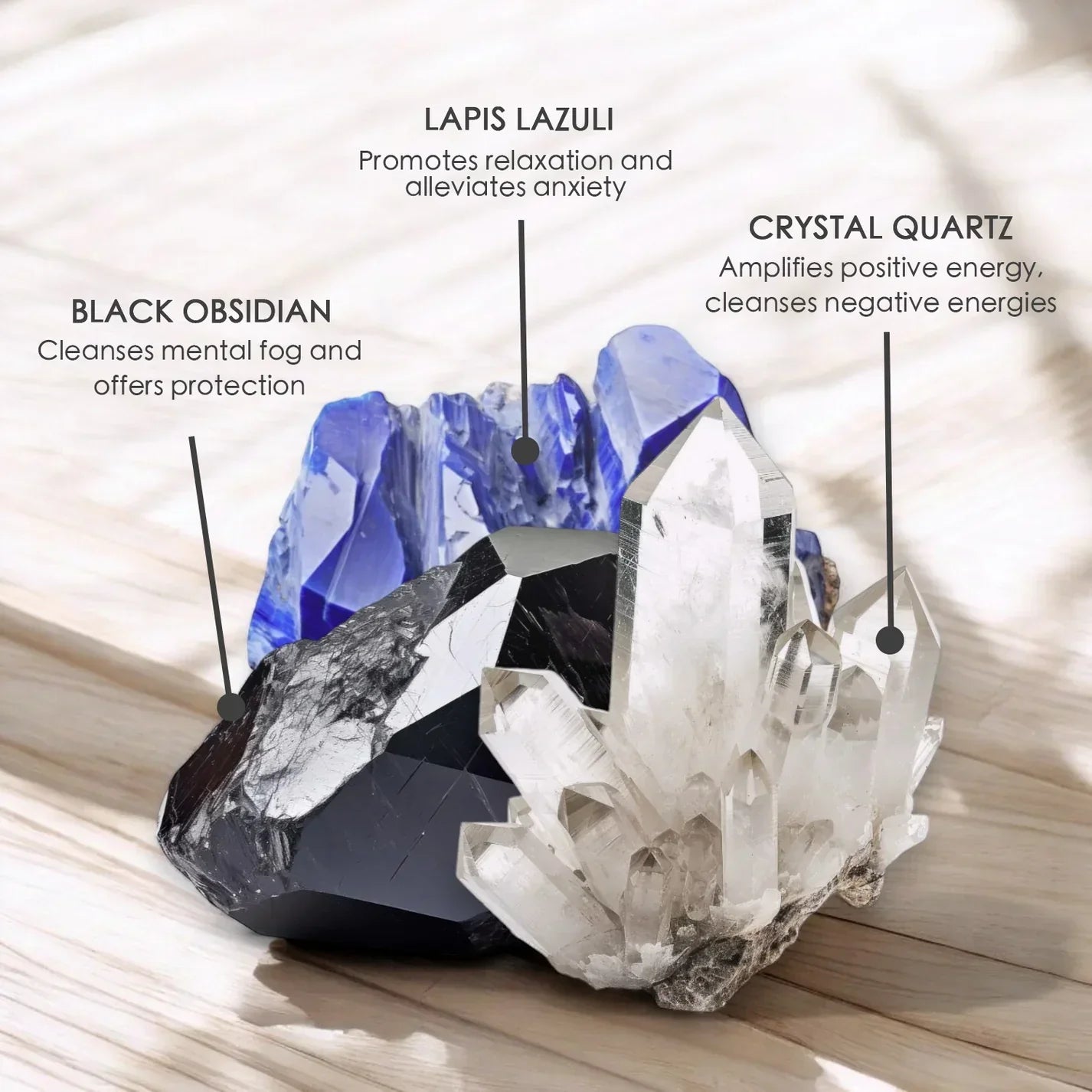 Eternal Blooms, Premium Coconut-Soy Wax Tea Light Crystal Candle, 1oz Innergy