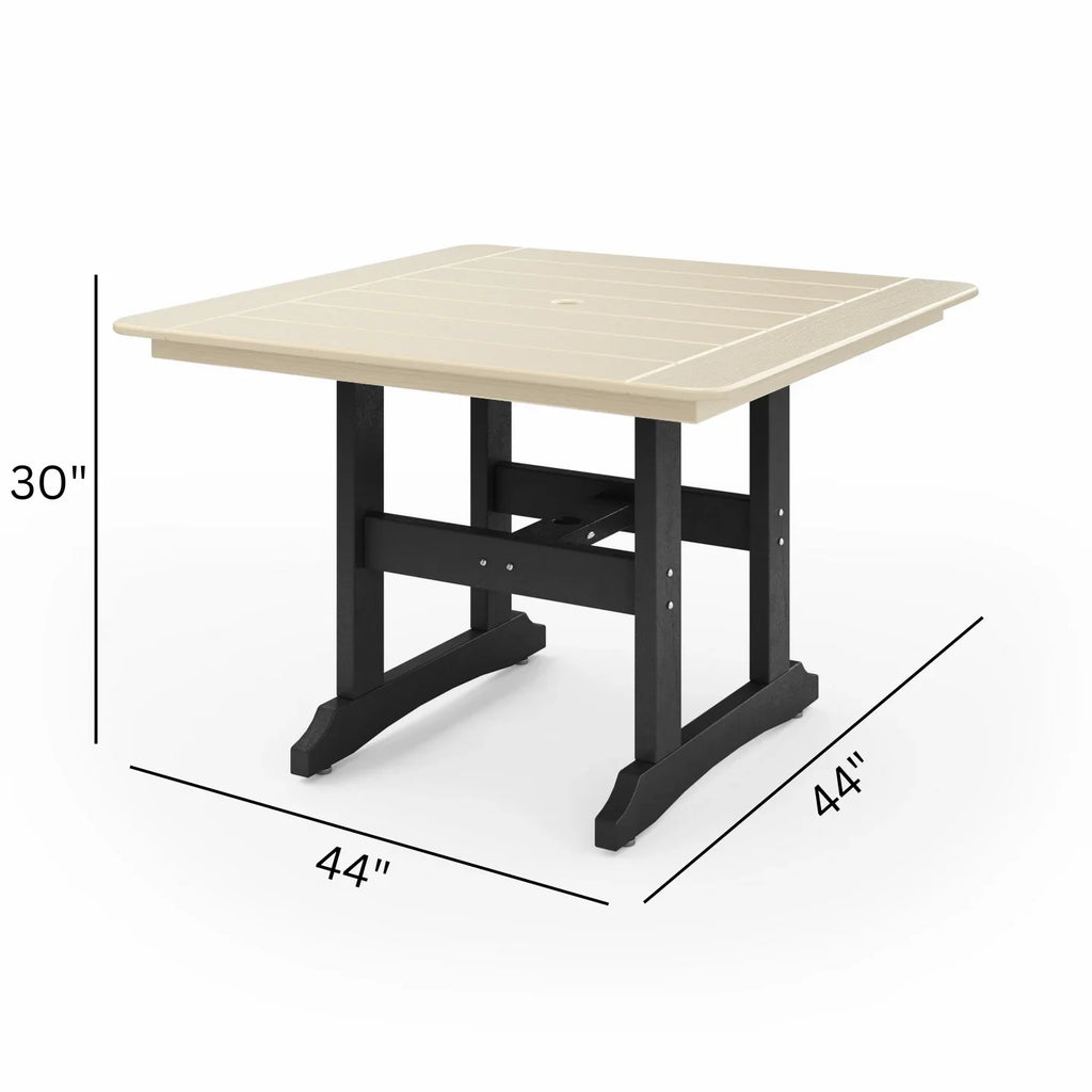 44" Savannah Square Dining Table SoPoly Online