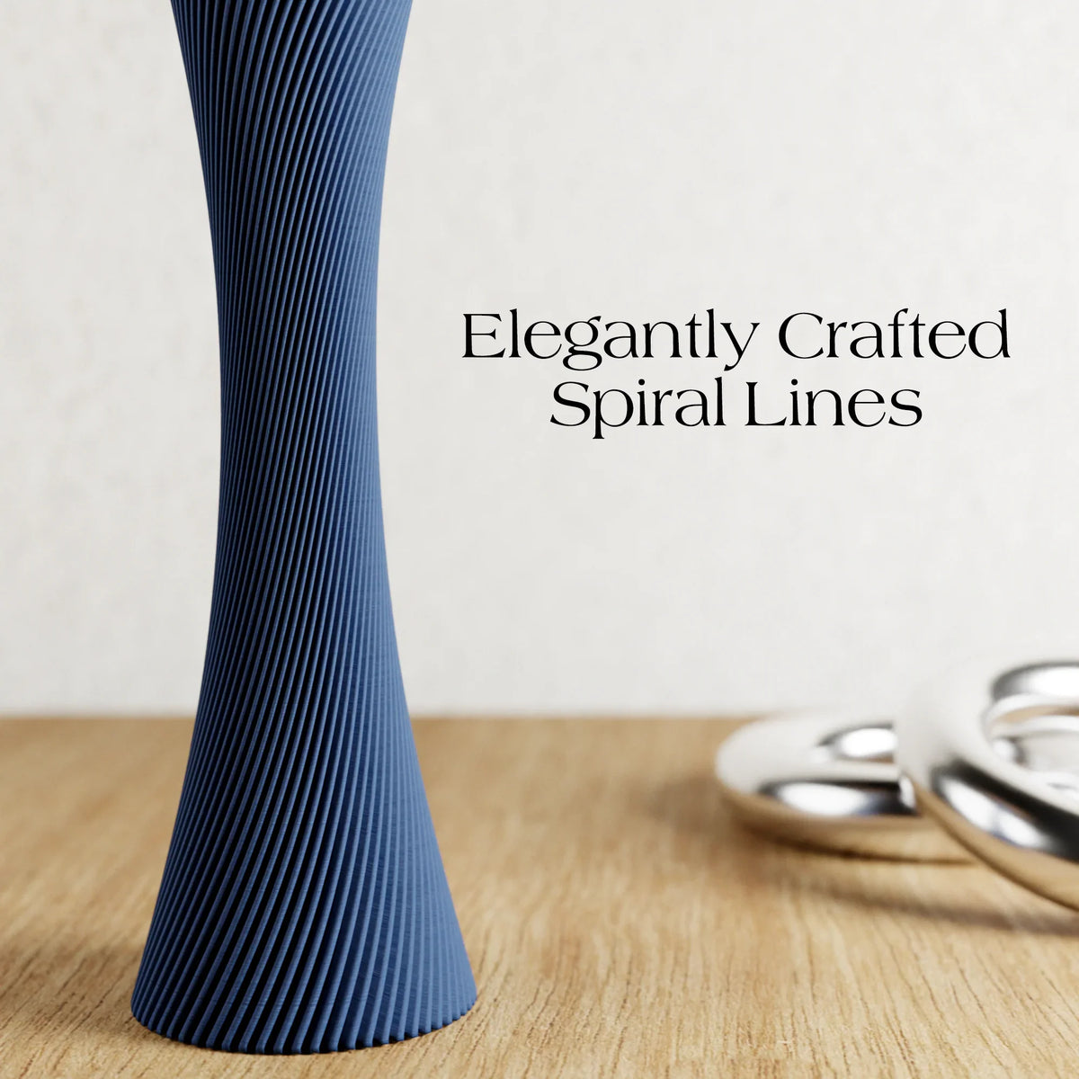 Spiral Rose Vase, top view - House Of Avana