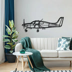 Sr20 Metal Aircraft Wall Art - Ncp0597, back view - House Of Avana