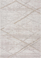Baqer Bone & Tan Area Rug Hauteloom