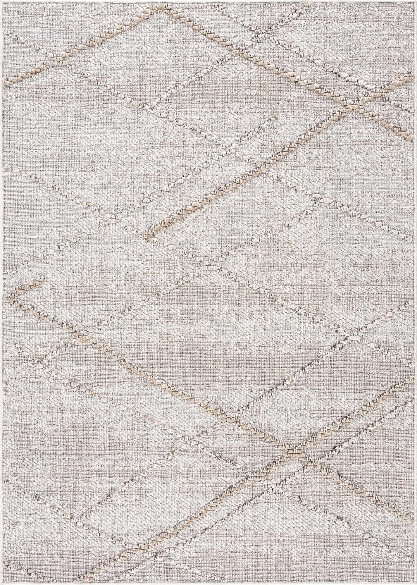Baqer Bone & Tan Area Rug Hauteloom