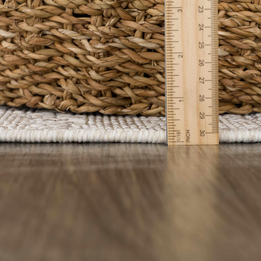 Baqer Bone & Tan Area Rug Hauteloom