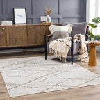 Baqer Bone & Tan Area Rug Hauteloom