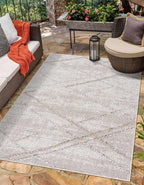 Baqer Bone & Tan Area Rug Hauteloom
