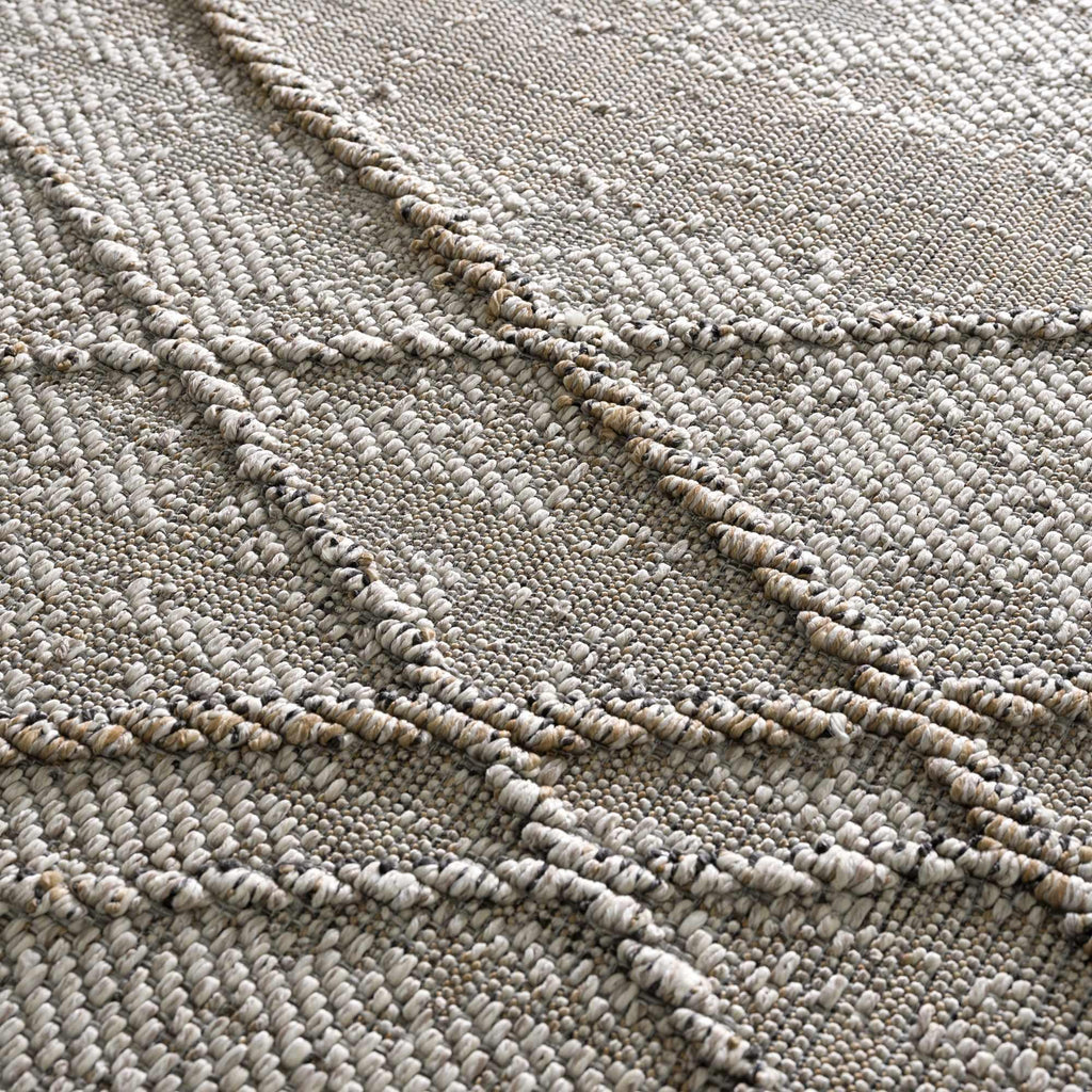 Baqer Bone & Tan Area Rug Hauteloom