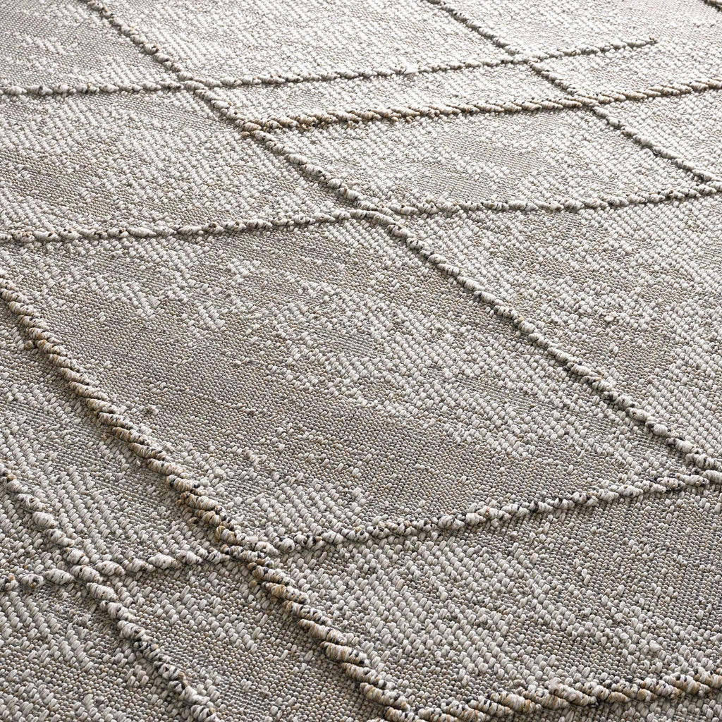 Baqer Bone & Tan Area Rug Hauteloom