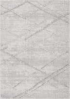 Baqer Bone & Taupe Area Rug Hauteloom