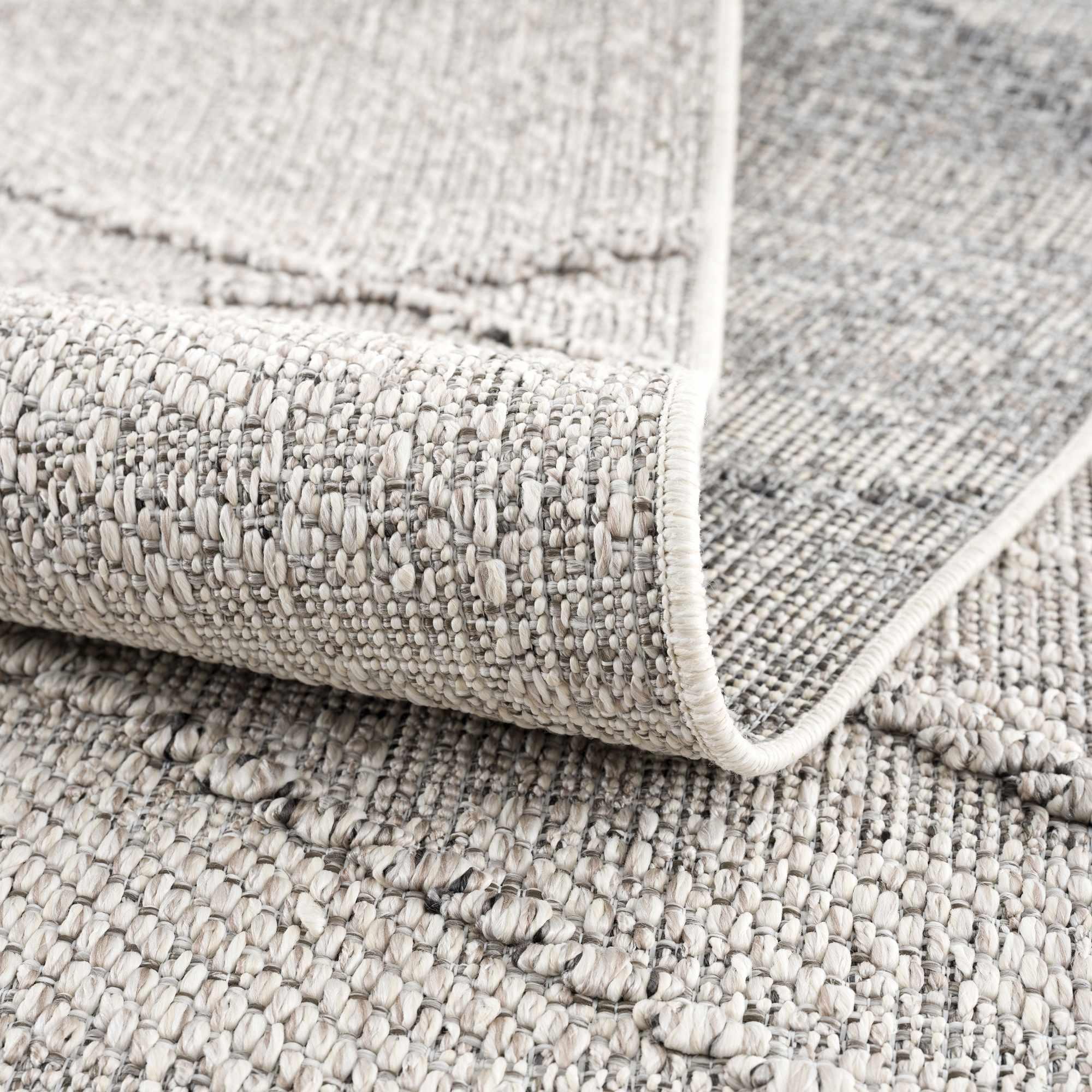 Baqer Bone & Taupe Area Rug Hauteloom