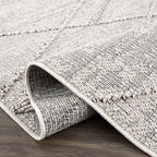 Baqer Bone & Taupe Area Rug Hauteloom