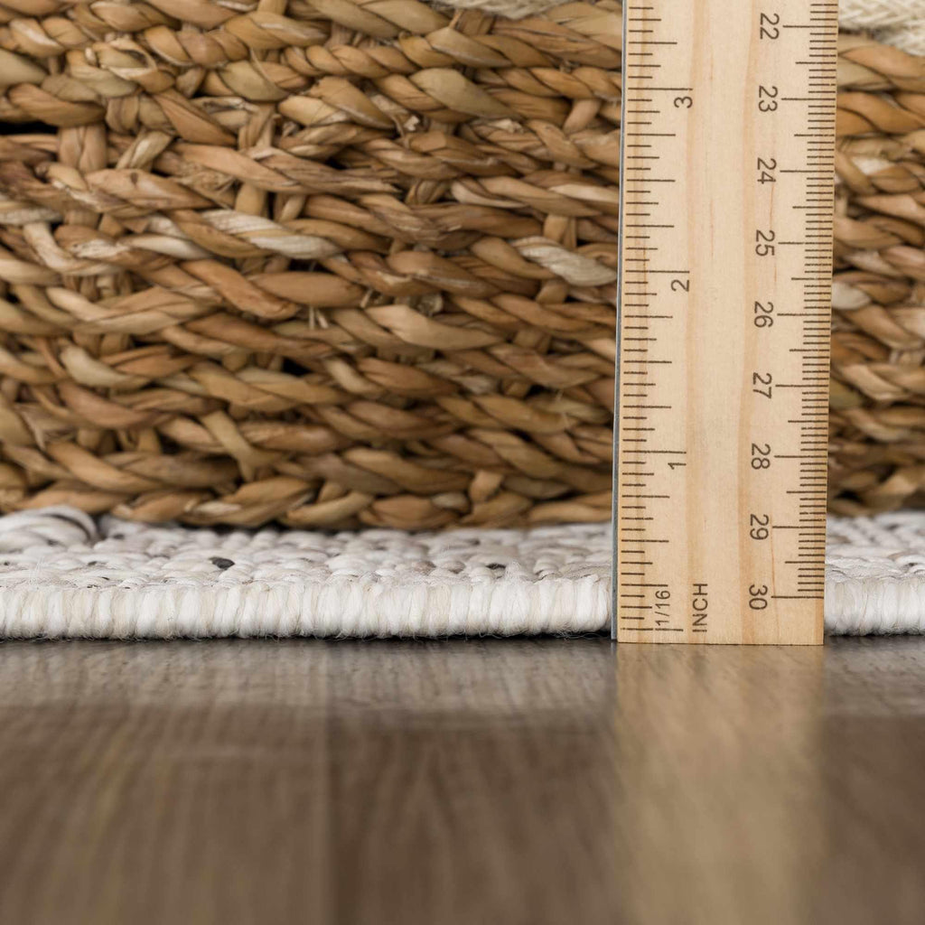 Baqer Bone & Taupe Area Rug Hauteloom