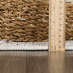 Baqer Bone & Taupe Area Rug Hauteloom