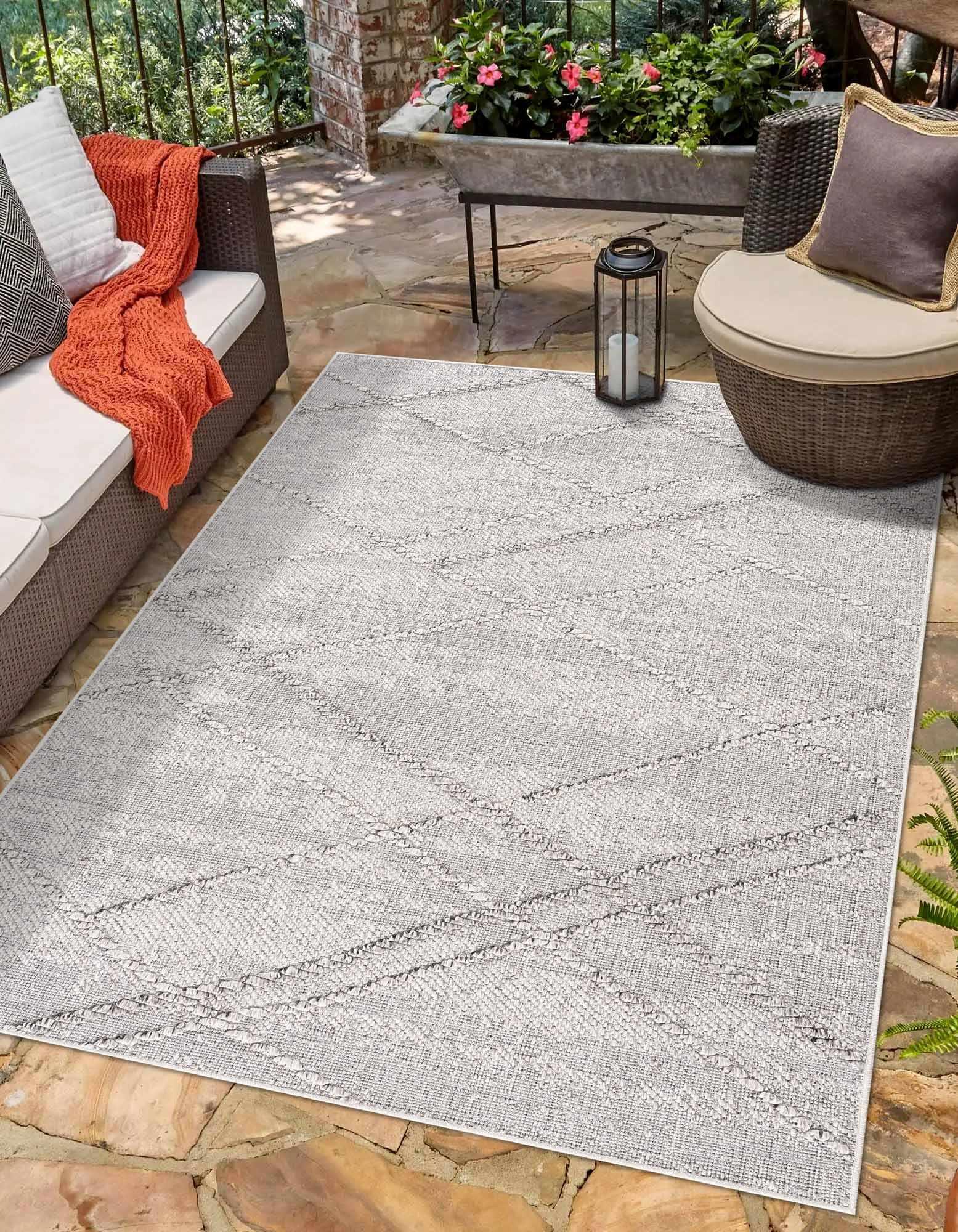 Baqer Bone & Taupe Area Rug Hauteloom