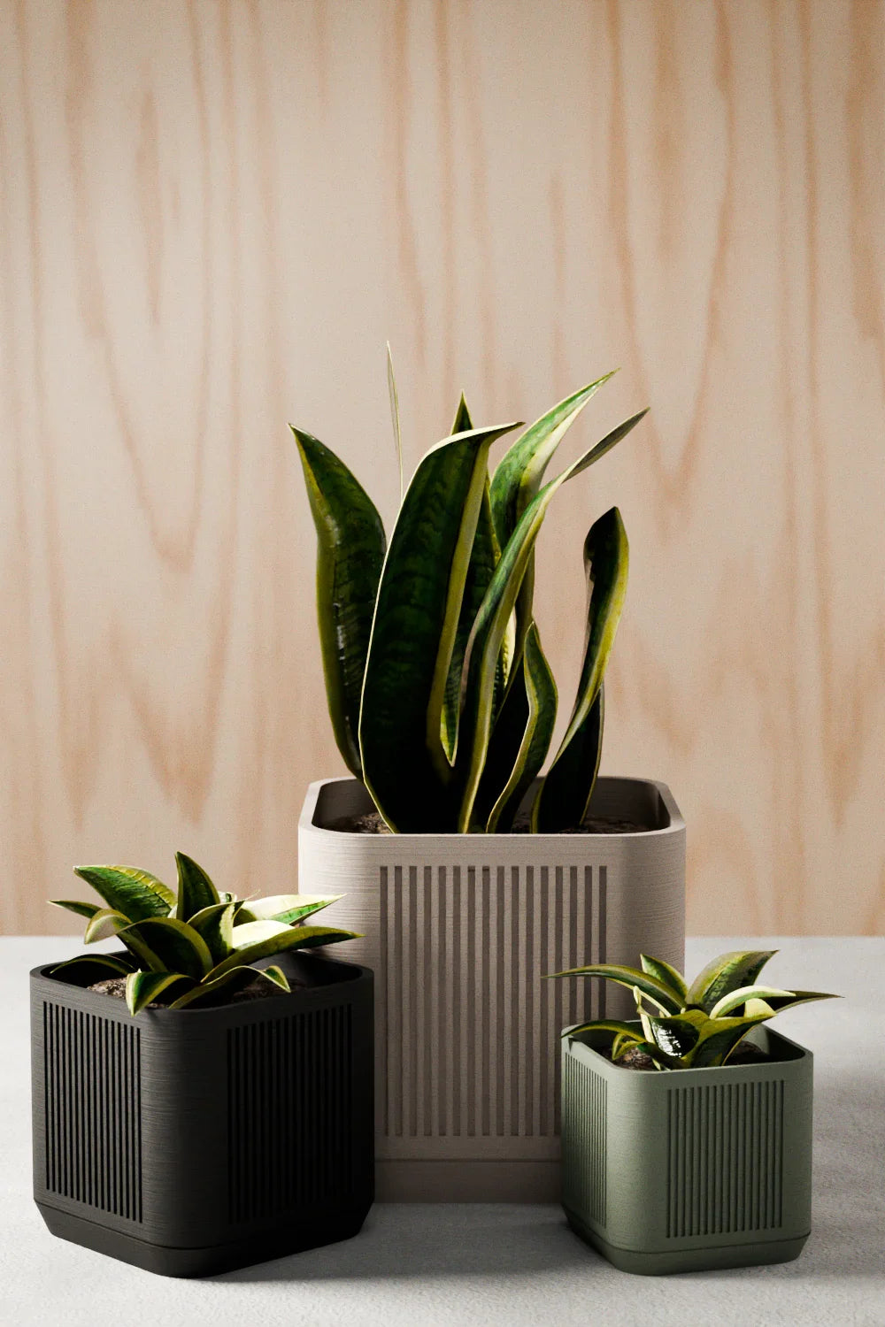 Stack Planter, front view - House Of Avana