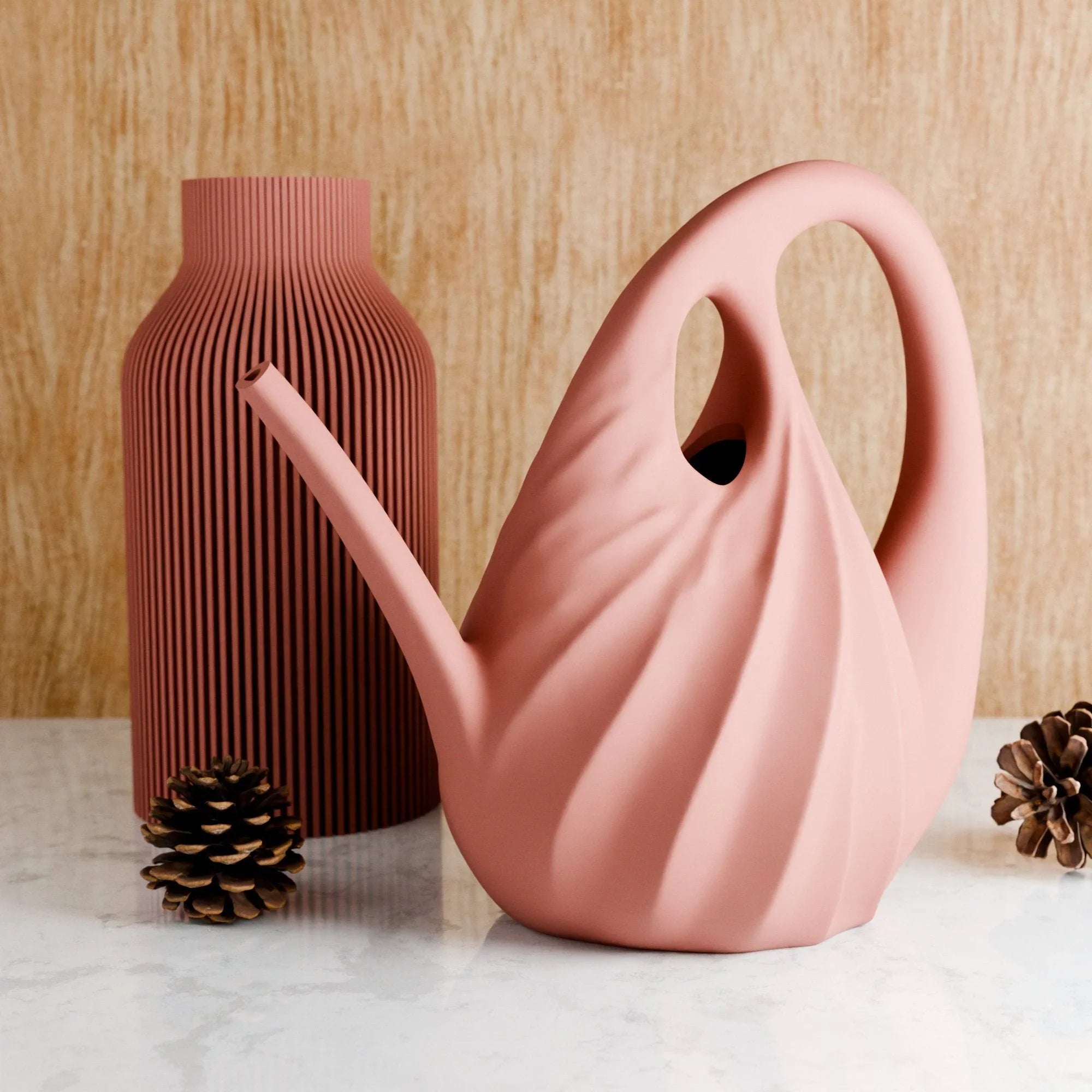 Swirl Watering Can, detail shot - House Of Avana