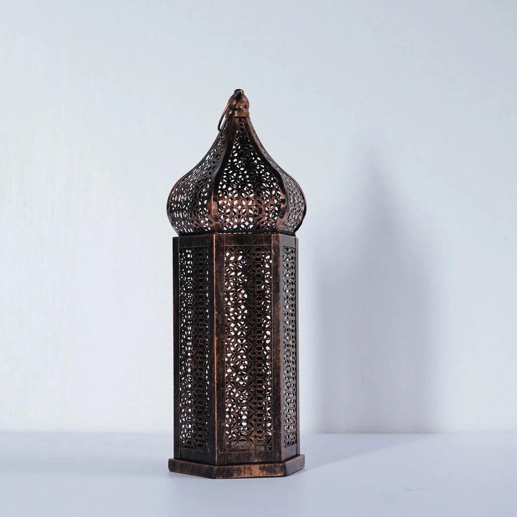 Lantern - LED Iron Moroccan Retro