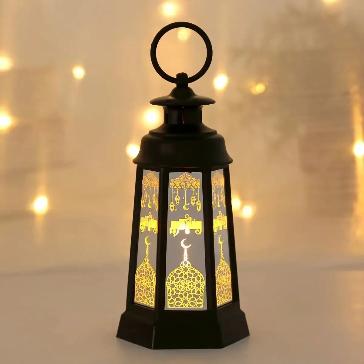 Table Lamp - LED Islamic Moon Pattern