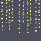 Garland - Glitter Gold Star Streamer