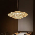 Rattan Chandelier Large