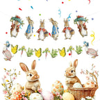 Garland - Decorative Colorful Bunny 6ft