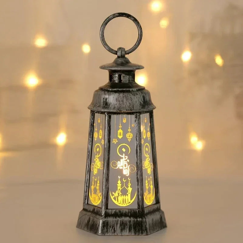 Table Lamp - LED Islamic Moon Pattern
