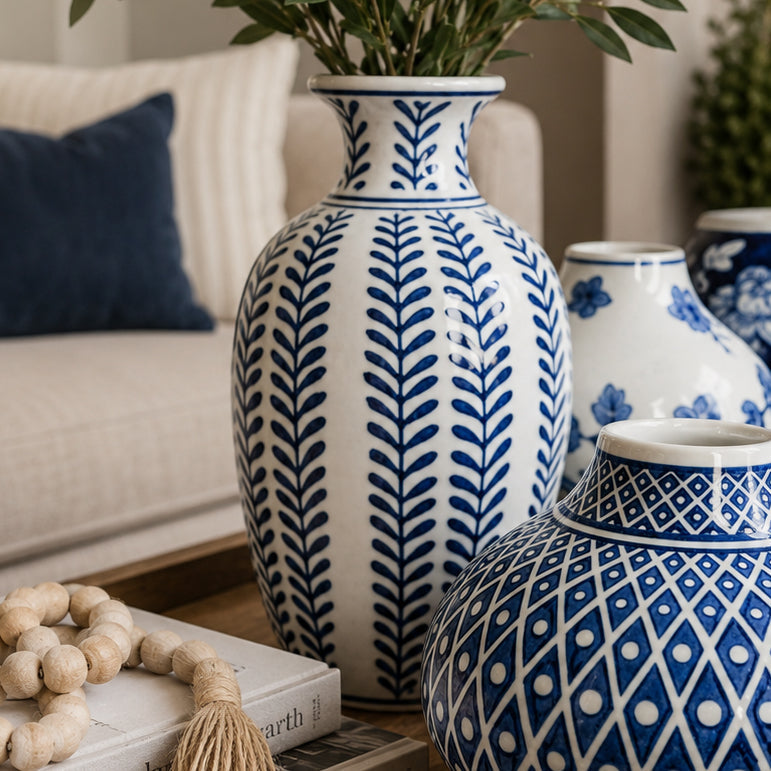 Samira Blue Vases