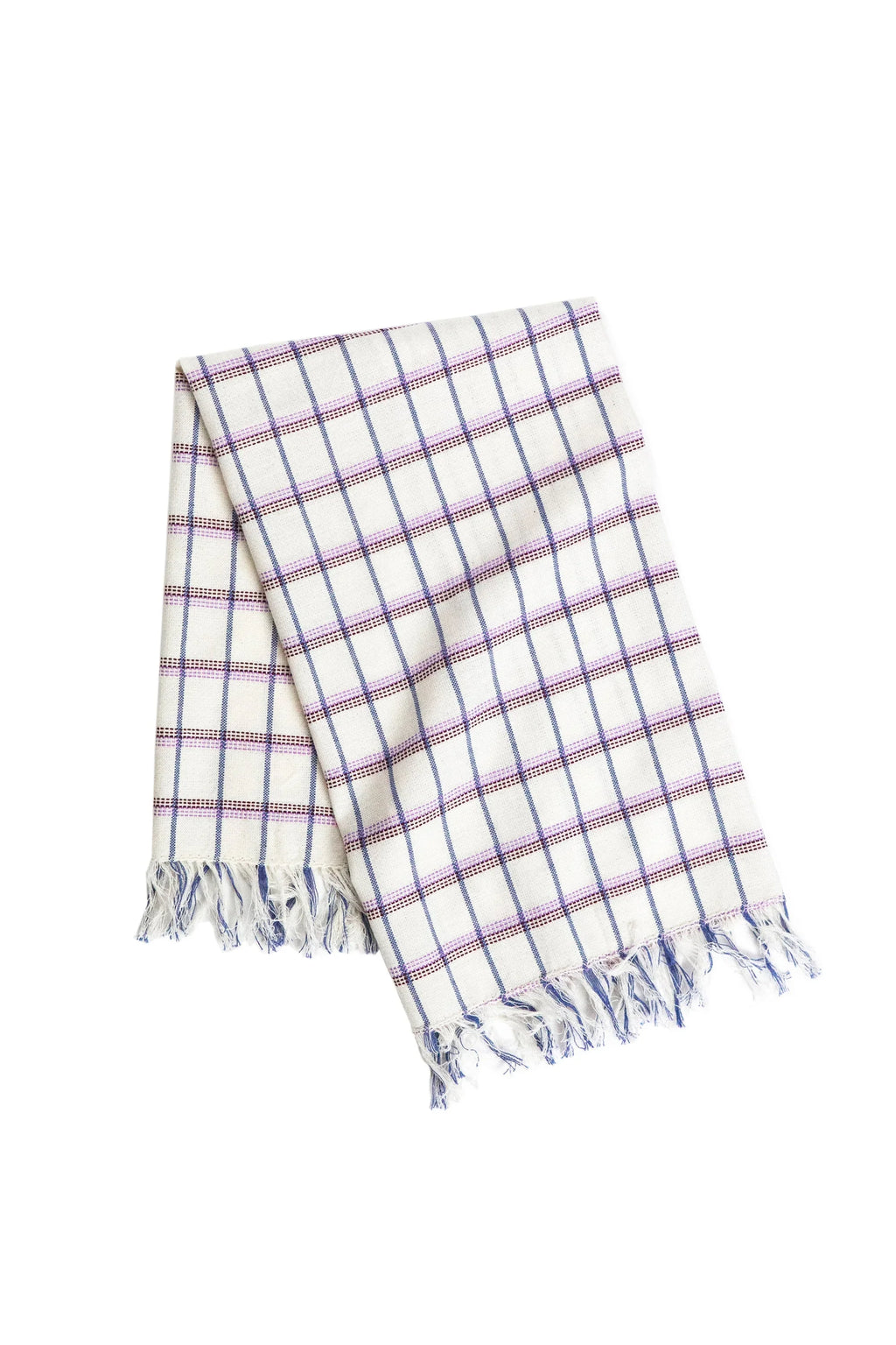 San Lucas Plaid White Kitchen Towel Archive New York