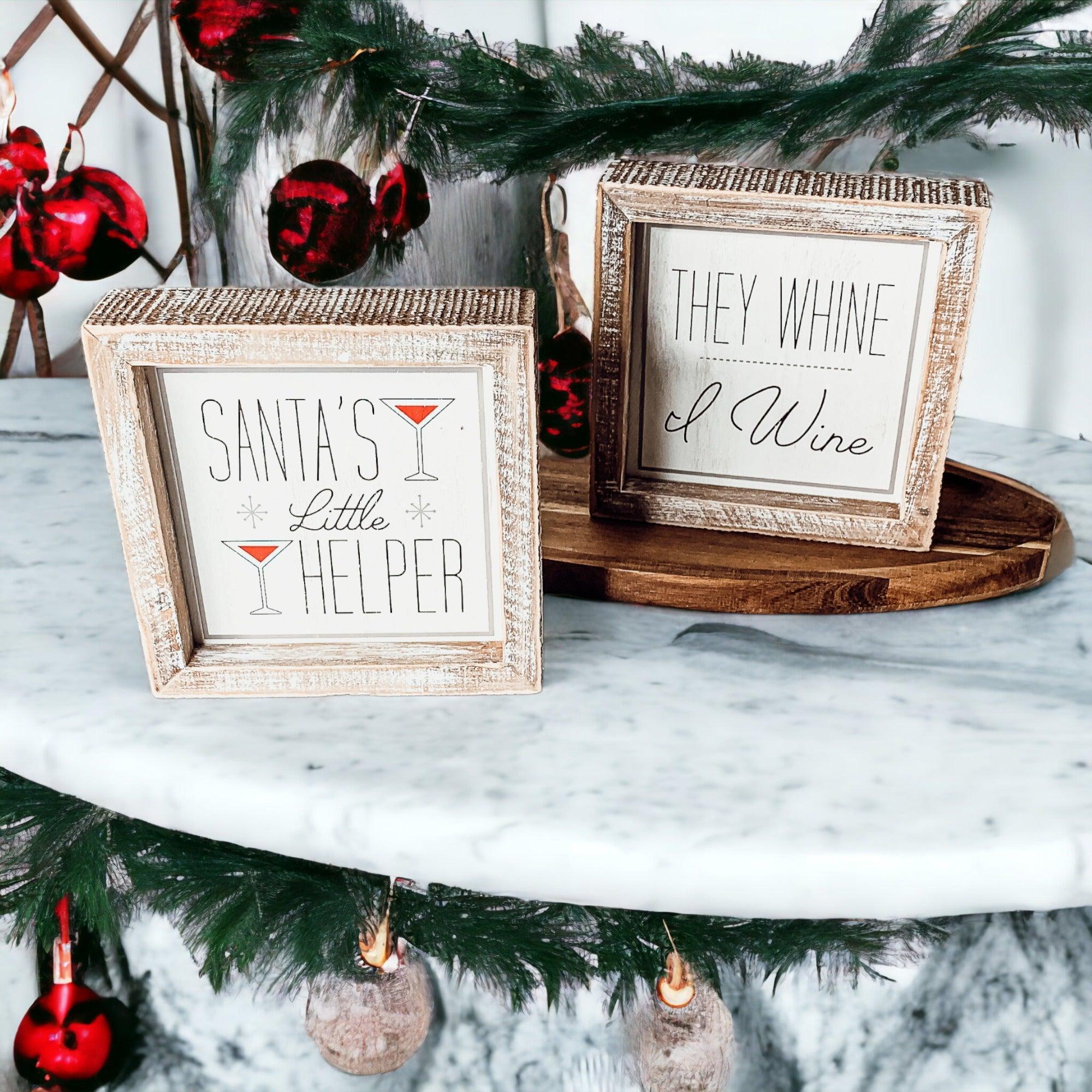 Santa's Helper Sign Gia Roma