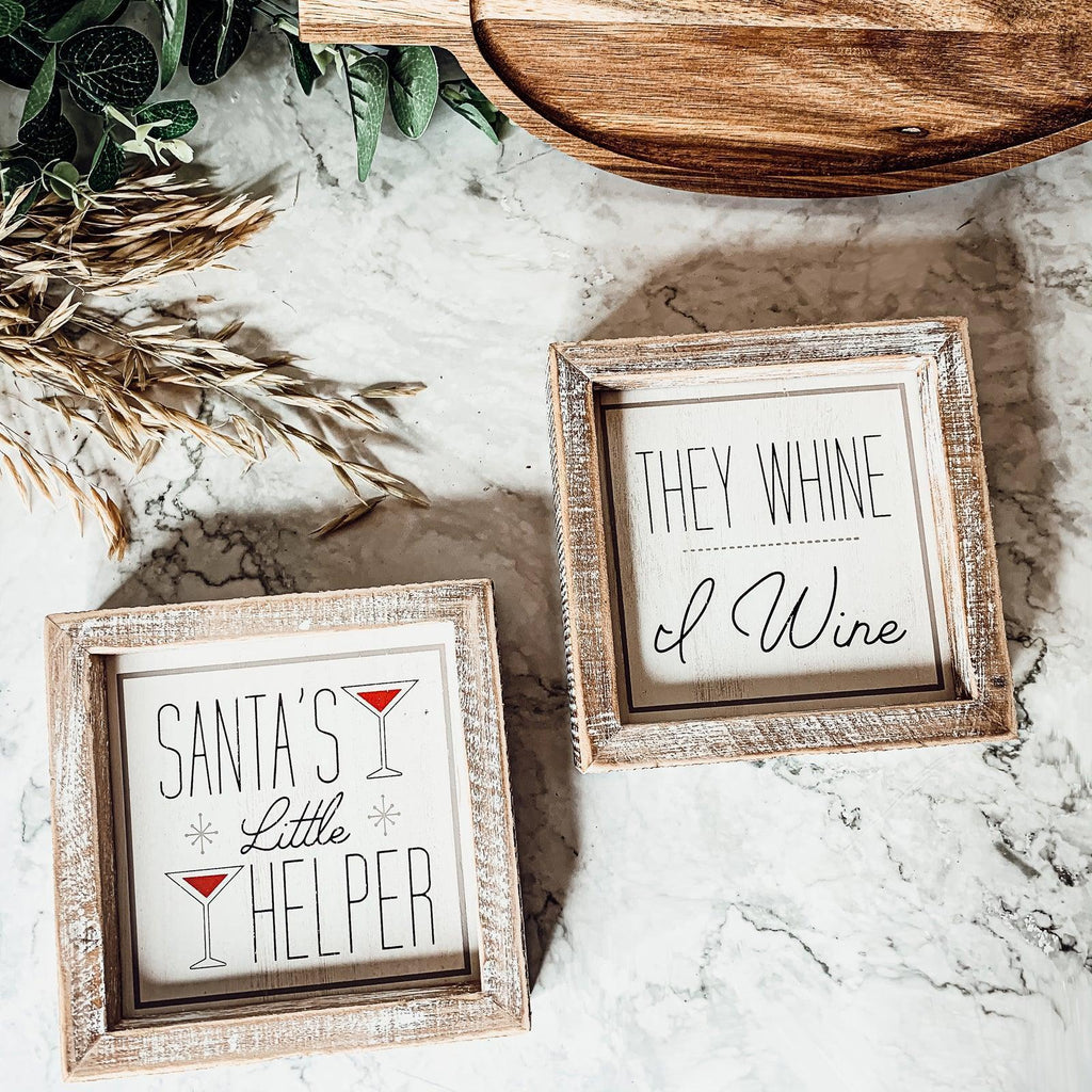 Santa's Helper Sign Gia Roma