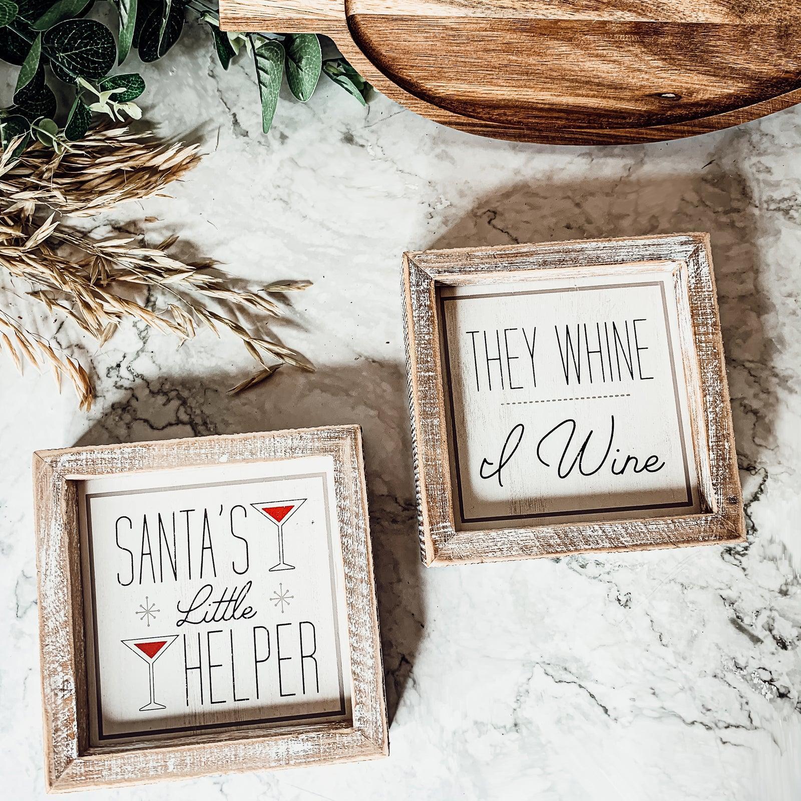 Santa's Helper Sign Gia Roma