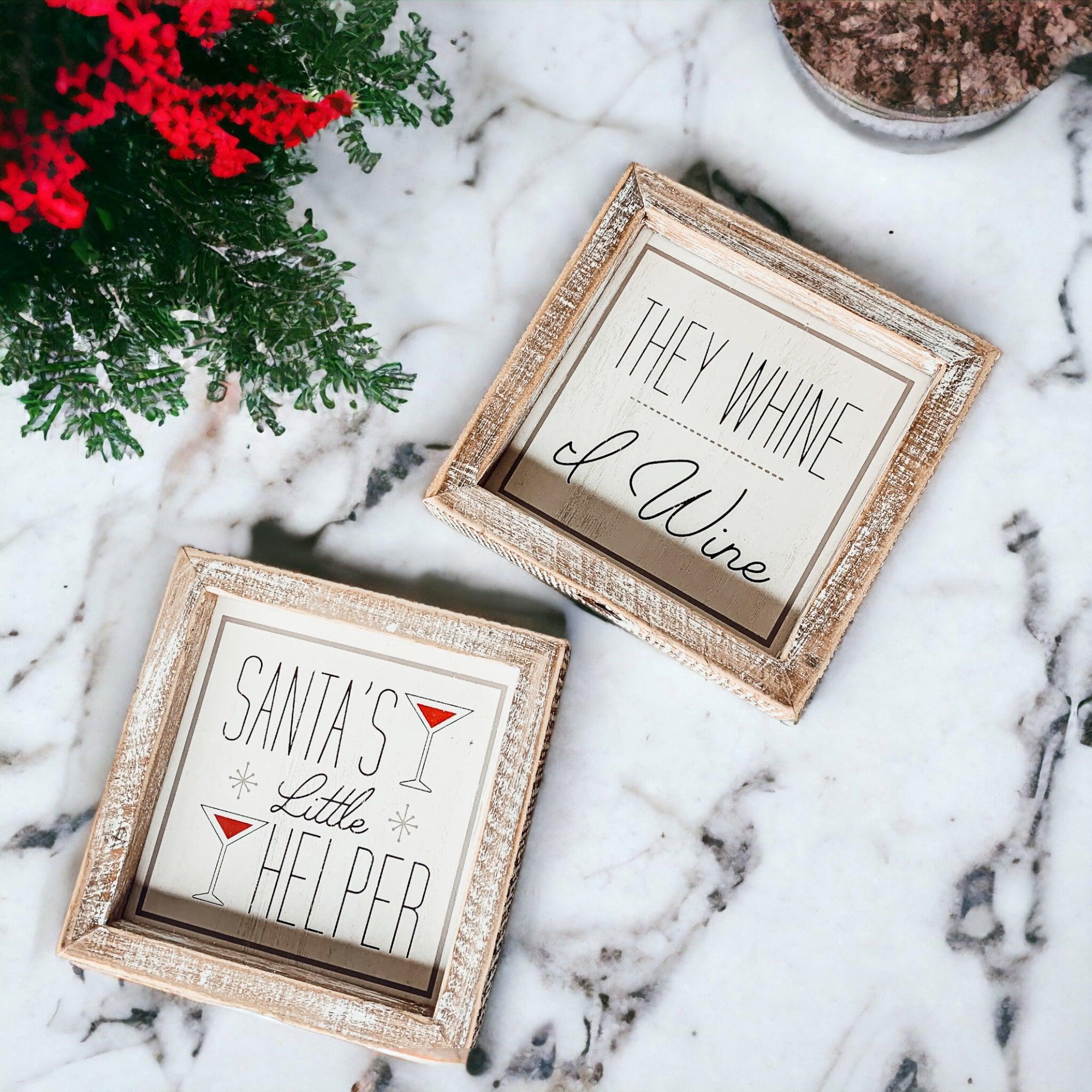 Santa's Helper Sign Gia Roma