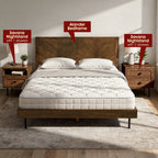 Savana Solid Wood 2-Drawer Nightstand