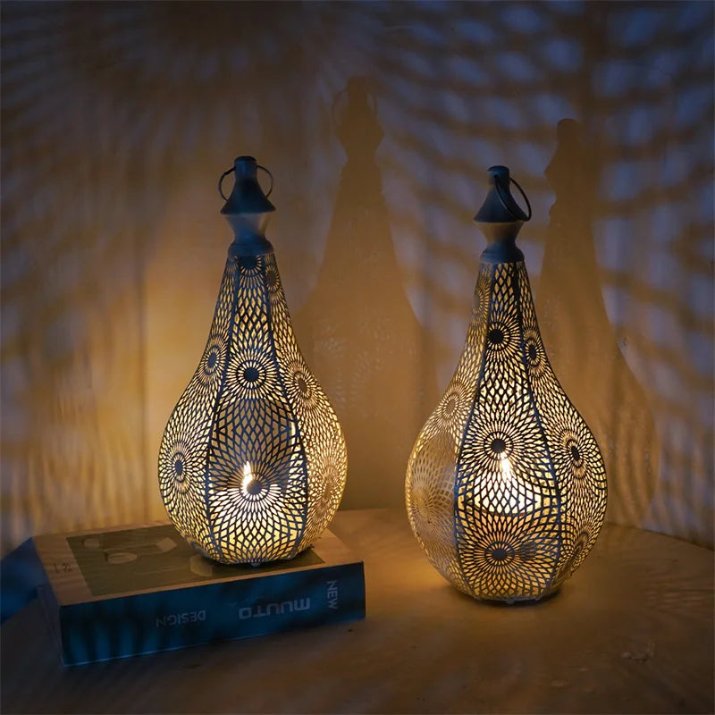 Candle Holder - Moroccan Metal Lantern