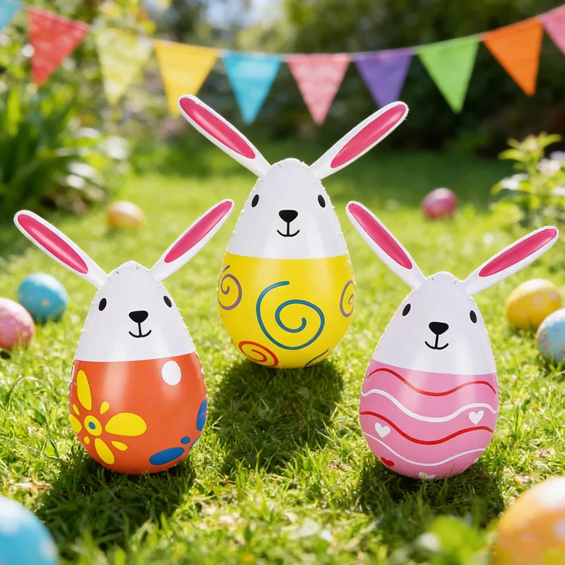 Easter Decor - Colorful Inflatable Set