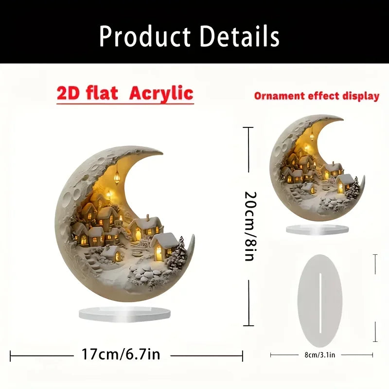 Ornament - 2D Acrylic Moonhouse