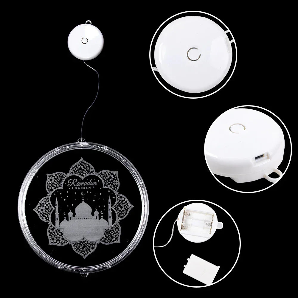Lamp - LED Ramadan Eid Mubarak 12.5cm