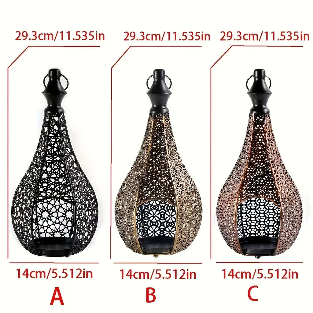 Lantern - Metal Morocco Candle Holder