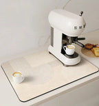 Waterproof mat for coffee machine for kitchen tabletop