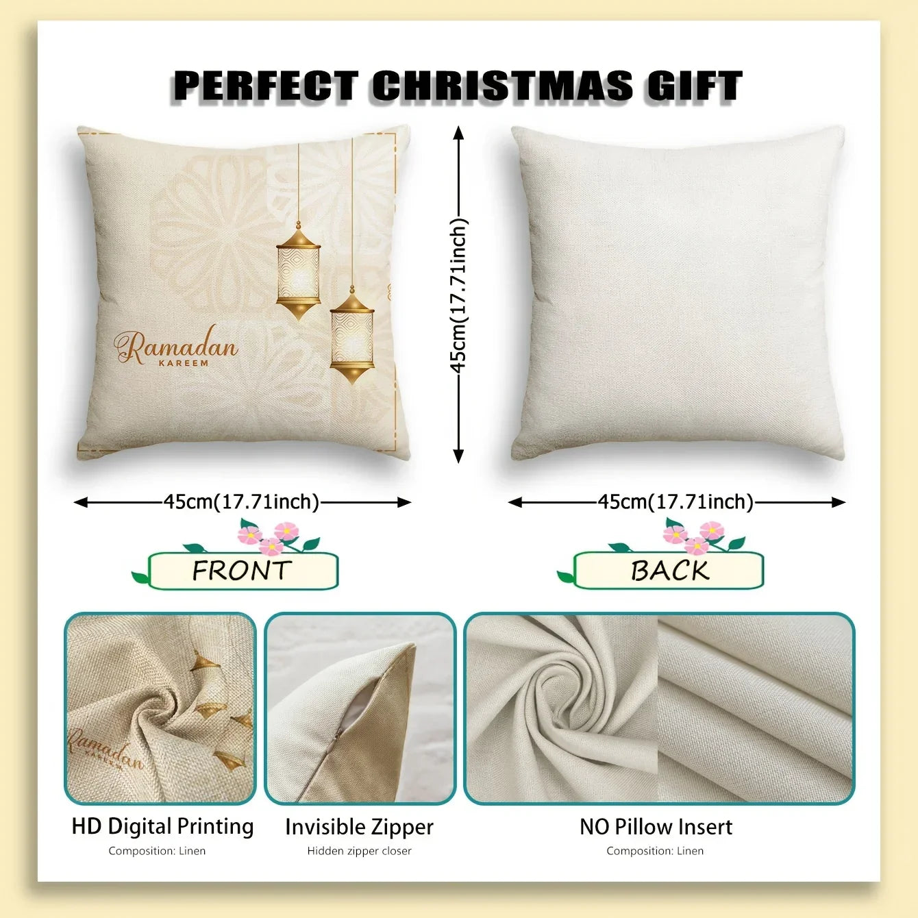 Pillowcase - Ramadan Cotton Throw